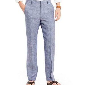 Murano Baird McNutt Men's 100% Linen Blue Pants Size 34x32